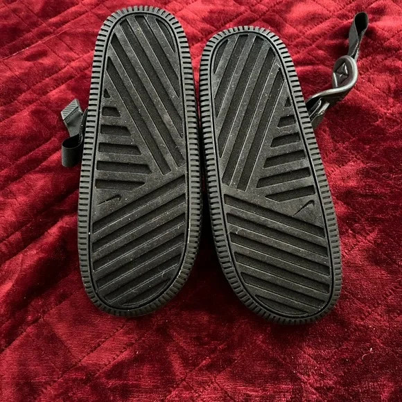 Women’s Nike Calm Mule Black Slip-On Shoes with Velcro - Picture 4 of 4